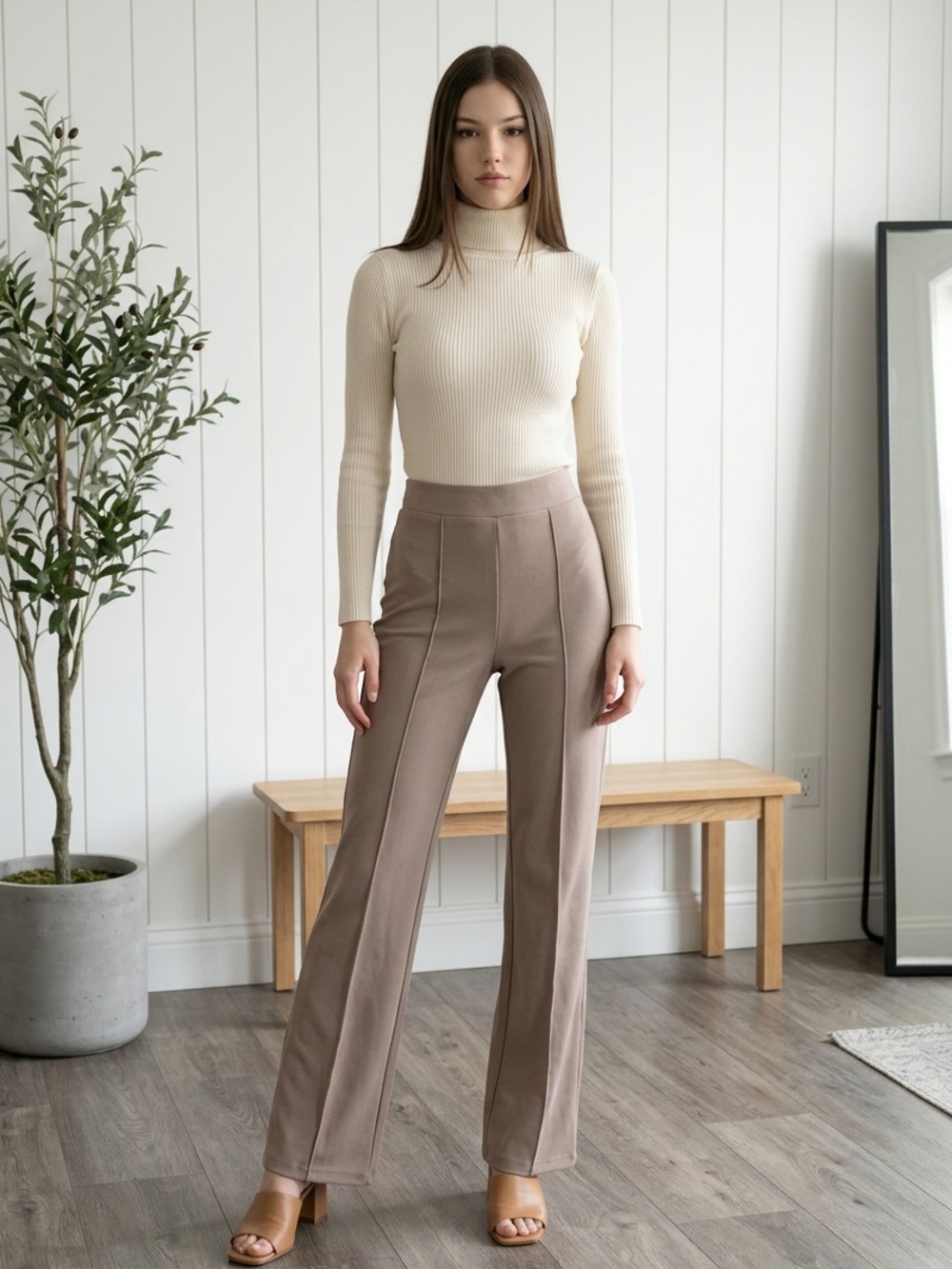 OQQ Black long sleeve jumpsuit Size Small